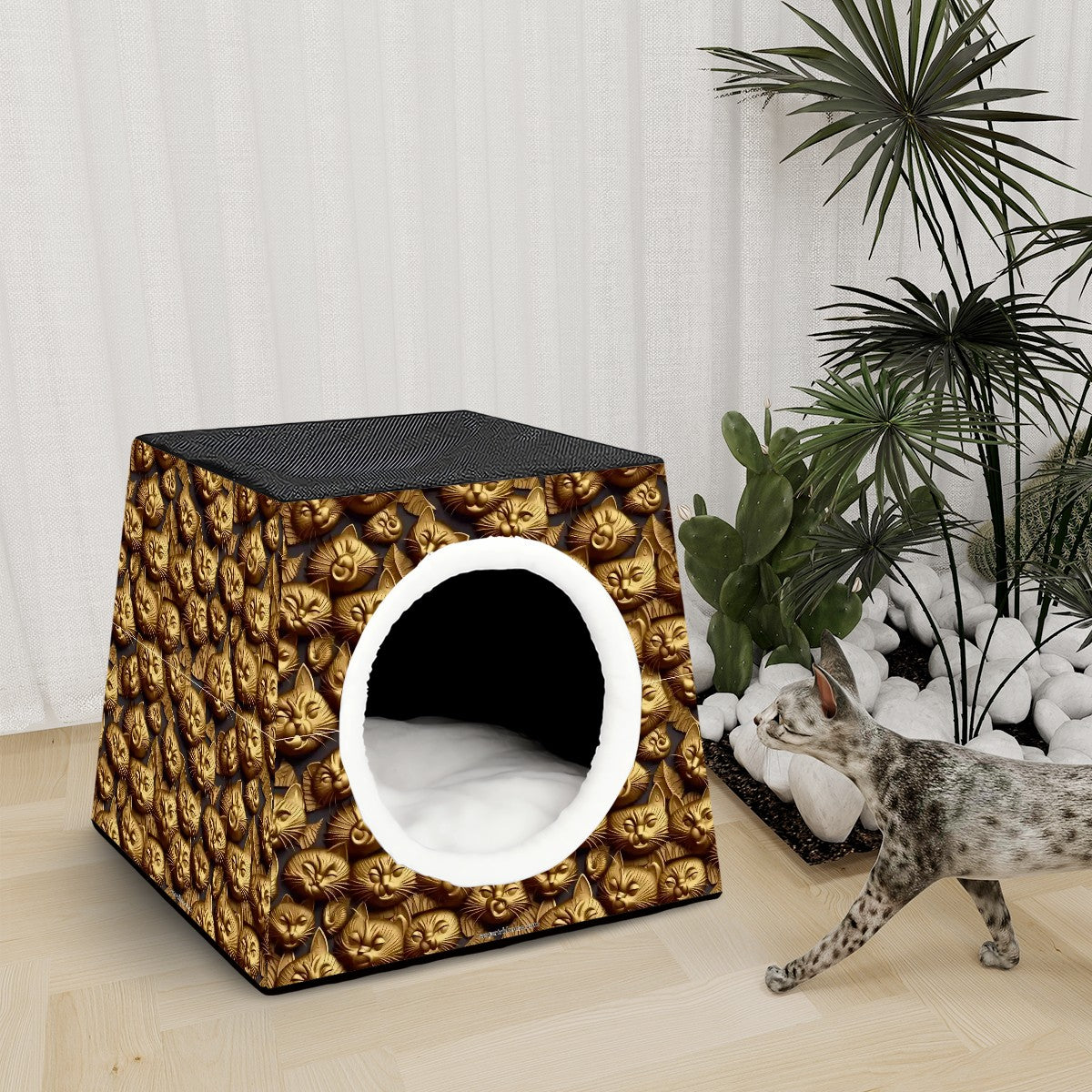 Gold Cats, Space Capsule Pet Bed
