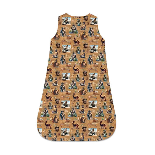 Sleeveless Baby Sleep Sack - Sasquatch / Bigfoot Designs, baby sleeping bag, Sleep Bag, baby blanket, bigfoot baby blanket 20 Designs!