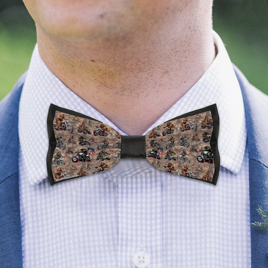 Bigfoot Designed Bow Tie - 19 Designs - Sasquatch, Bigfoot Bow Tie