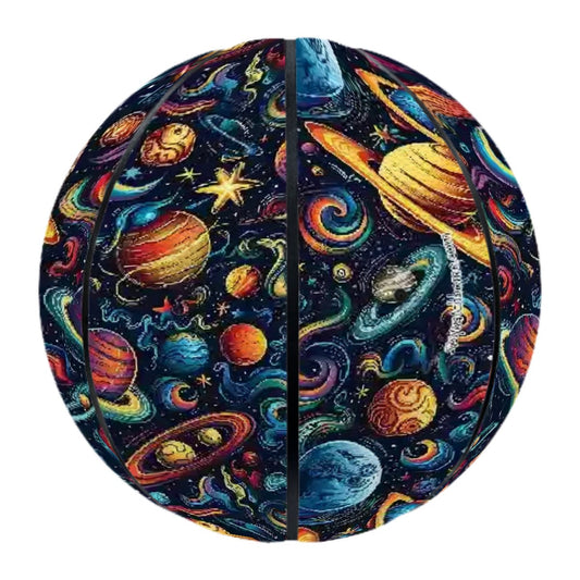 12 Galaxy / Outer Space, Leather Basketball