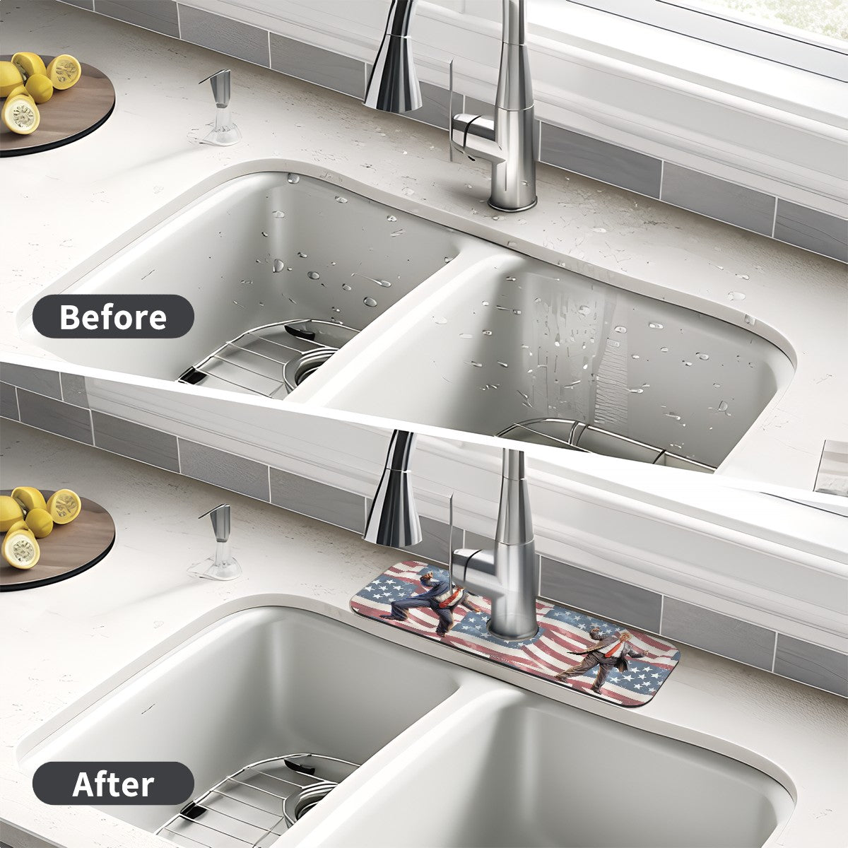 Donald Trump Dancing, Faucet Mat