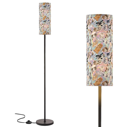 10 Domestic Animal Designs, Floor Lamp Modern Standing Lamp (Made in USA)