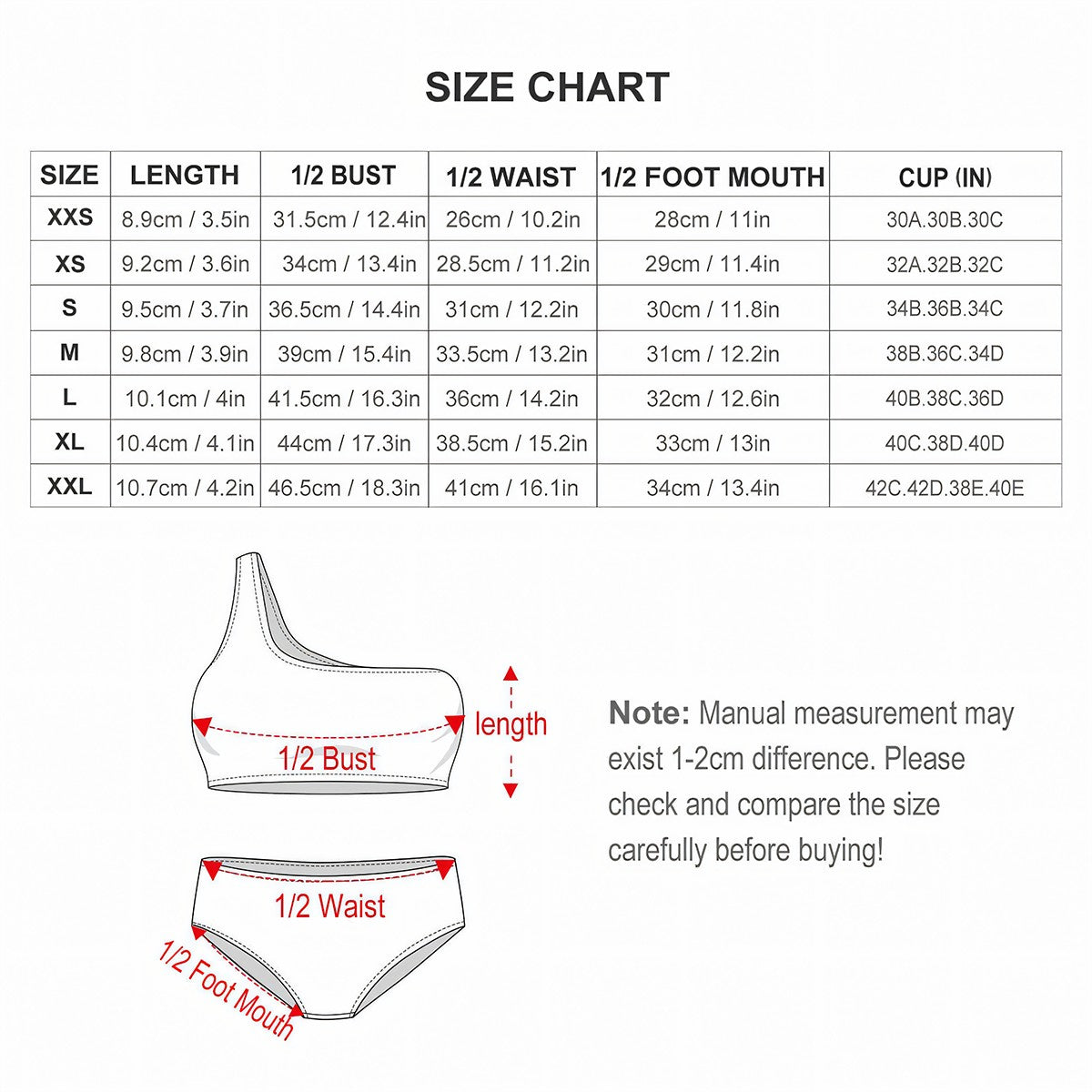 Colored Spiderwebs, Women One Shoulder Bikini High Waist Swimsuit