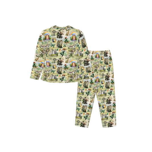Misc. Awesome Themed Long Sleeved Set Pajamas for Women