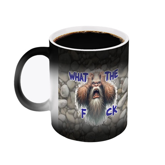 Sarcastic Sasquatch, "WTF" Color Changing 11oz Mug