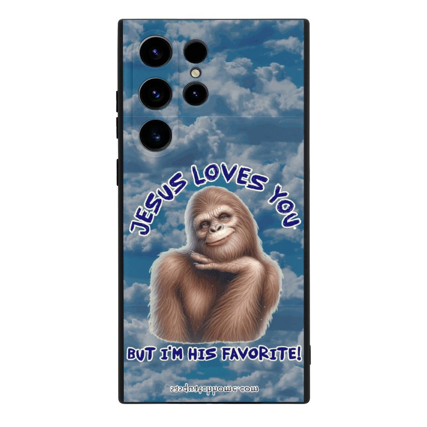 Sasquatch, Bigfoot "Jesus Loves you.." - Samsung S23 Series Cell Phone Case