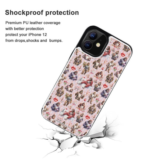 iPhone 12 Series Cell / Mobile phone Flip wallet case - 20 Bigfoot Sasquatch Designs