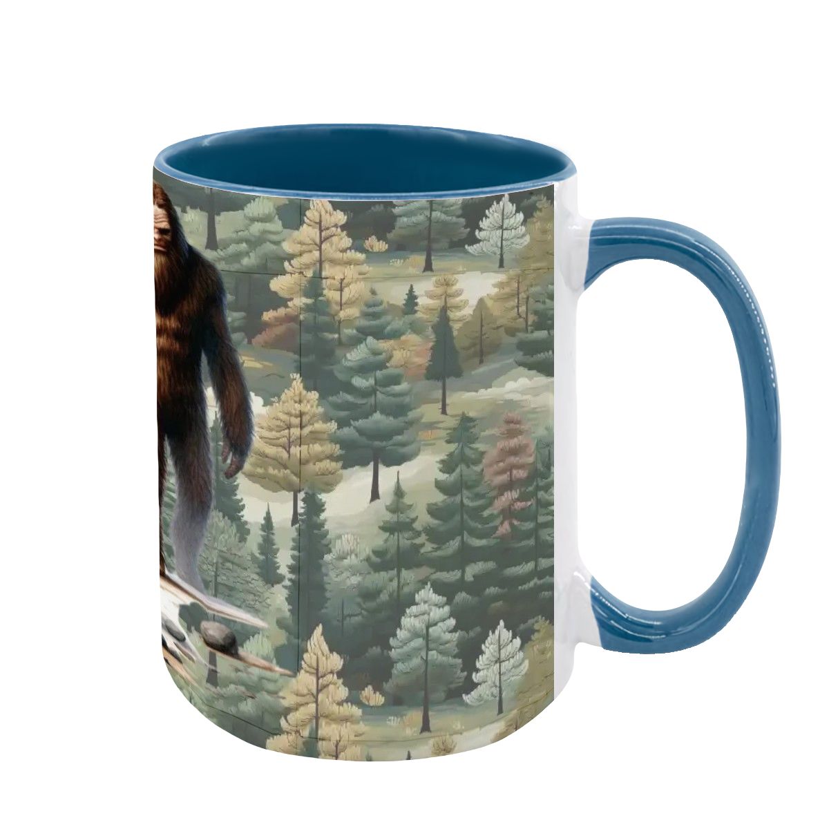 Sarcastic Sasquatch "Boo f_cking hoo", Large 15 Ounce Colorful Mugs – Made In USA