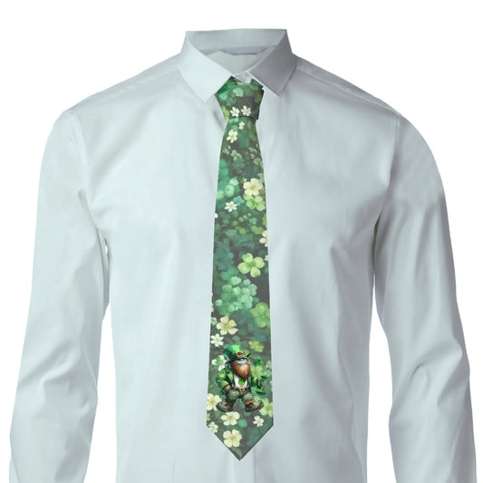 Bigfoot, Sasquatch St. Patrick, Silky Polyester Dapper Neck Tie