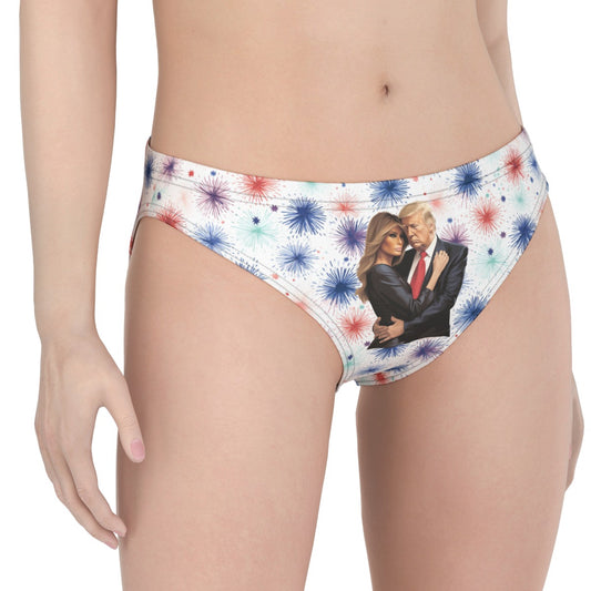 Donald & Melania Trump Women’s Poly Briefs Panties