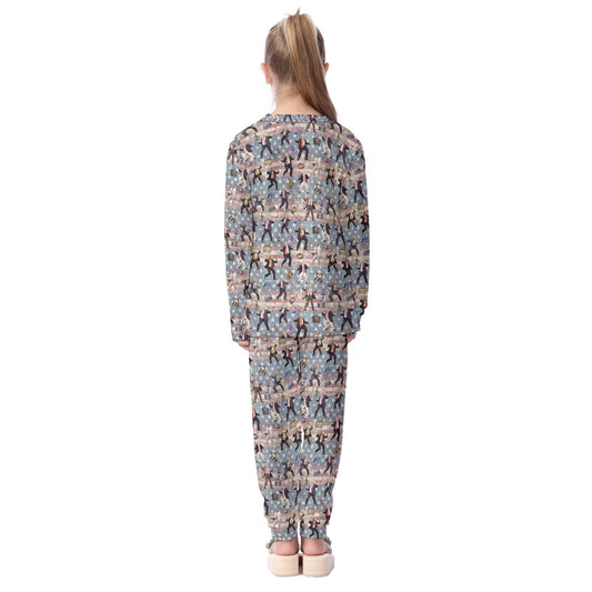 Donald Trump MAGA 13 Designs Children Pajama Long 2 Piece Set. Set 1 of 2