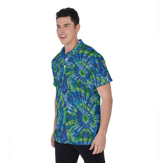 10 Tie Dye Designs, Men's Polo Shirts