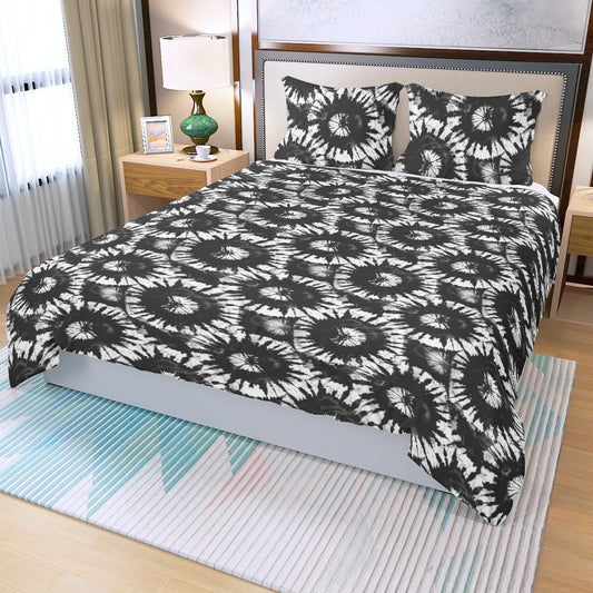 Tie Dye Themes, Three Piece Duvet Bedding Set
