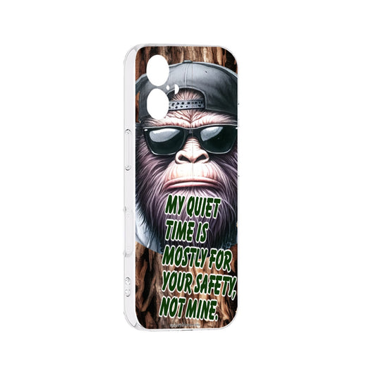 Bogfoot Sasquatch "my quiet time.." IPhone 17 Series (4 models) TP Cell Mobile Phone Case