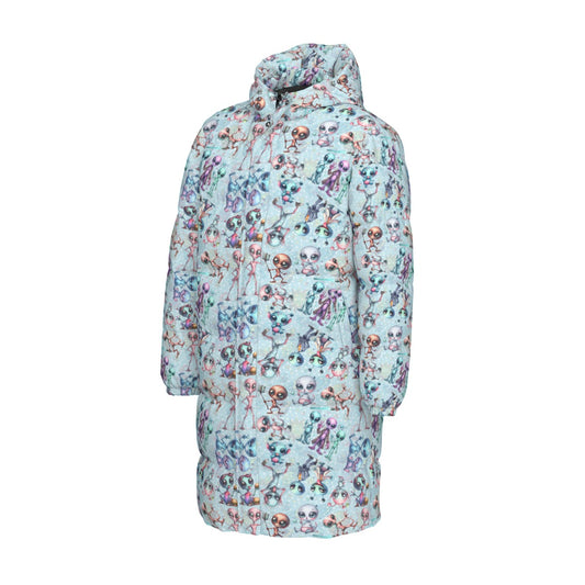 6 Alien Designs, Long Down Jacket / Coat