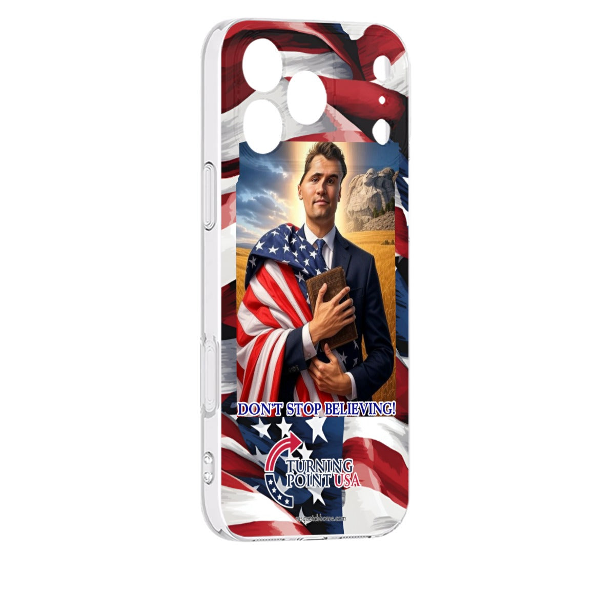 Charlie Kirk, "Don't Stop Believing", IPhone 17 Series (4 models) TP Cell Mobile Phone Case