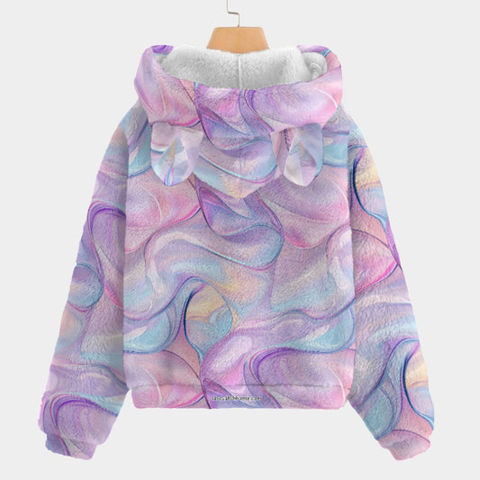 Fairy Design, Kid’s Borg Fleece Sweatshirt With Ears