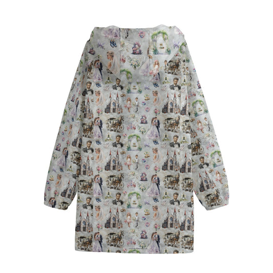 10 Misc Designs, Adult Windbreaker Long Jacket