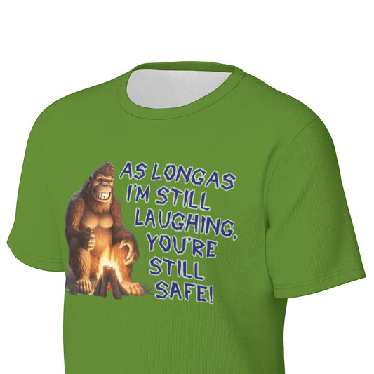 Bigfoot / Sasquatch "As long as I'm still...", Unisex Short Sleeve O-Neck Cotton T Shirt