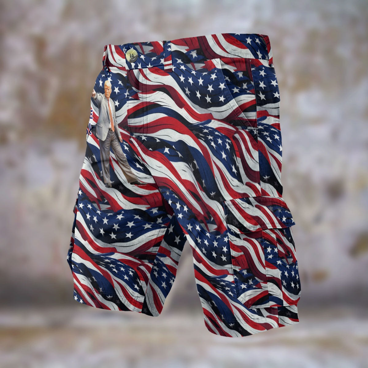 American Flag, Men’s Cargo Shorts