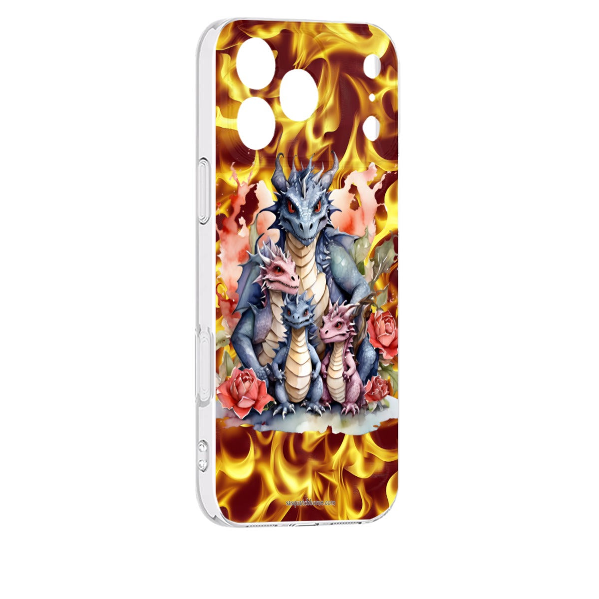 Dragons on Fire, IPhone 17 Series (4 models) TP Cell Mobile Phone Case