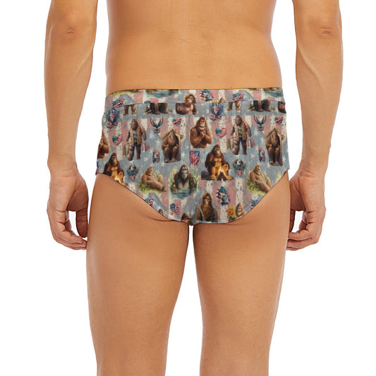 Bigfoot / Sasquatch Men’s Polyester Triangle, Low Rise Underwear