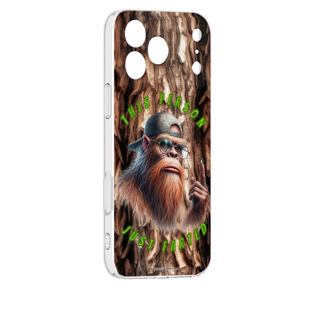 Bigfoot Sasquatch "This person just farted", IPhone 17 Series (4 models) TP Cell Mobile Phone Case