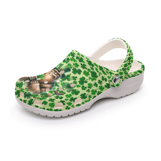 Bigfoot / Sasquatch, St. Patrick, Women's Classic Clogs