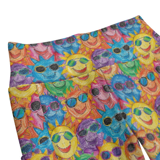 Child Color Sunshine, Women’s High Waist Leggings w/ Pocket