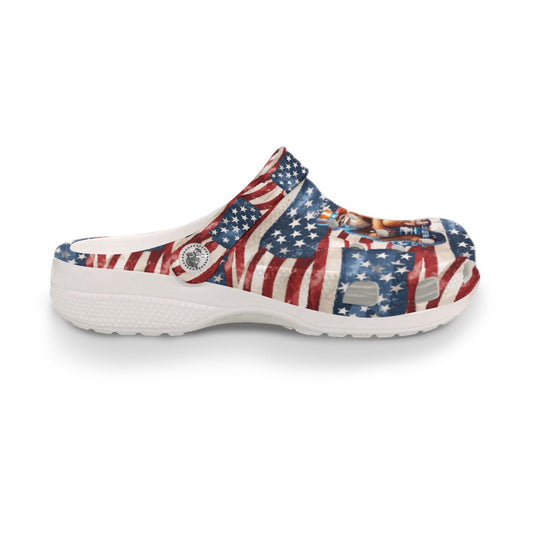 Bigfoot / Sasquatch Patriot, Women's Classic Clogs