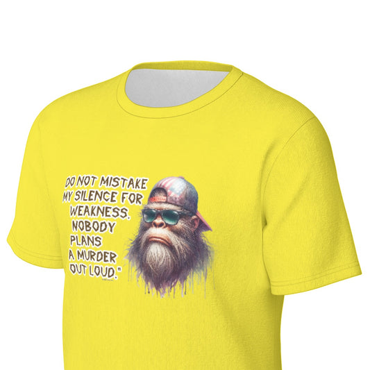 Bigfoot / Sasquatch "Do not mistake..", O Neck Cotton T Shirt