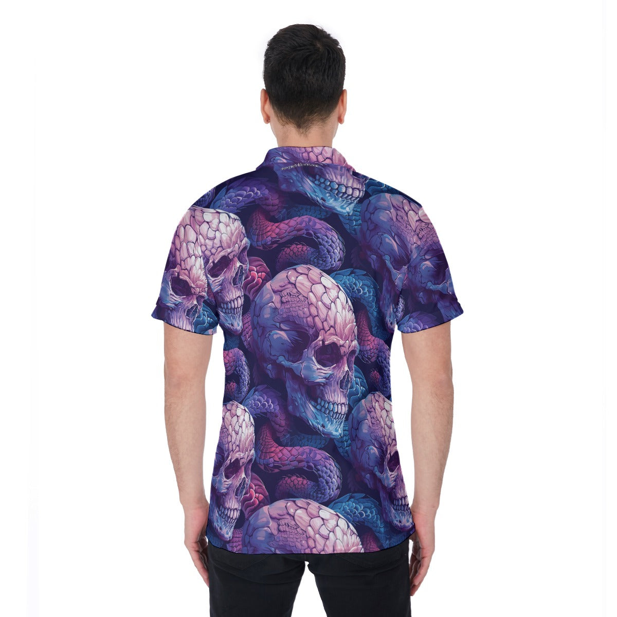 Colorful Skulls, Men's Polo Shirts