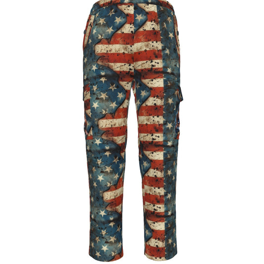 US Flag, Men’s Cargo Pants w/ Pockets
