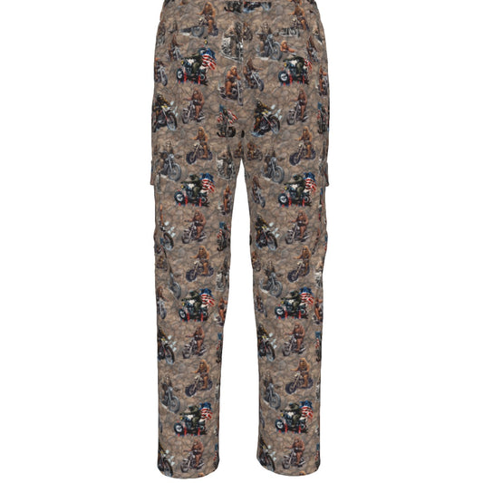 10 Bigfoot / Sasquatch Designs, Men’s Cargo Pants w/ Pockets