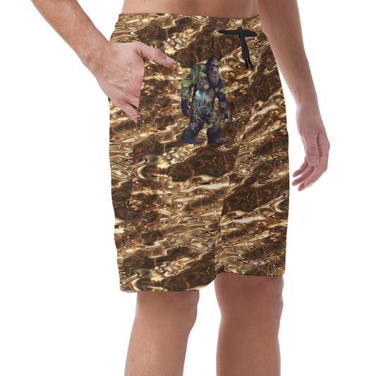 Earth Filled Bigfoot / Sasquatch, Men’s Lightweight Casual Shorts