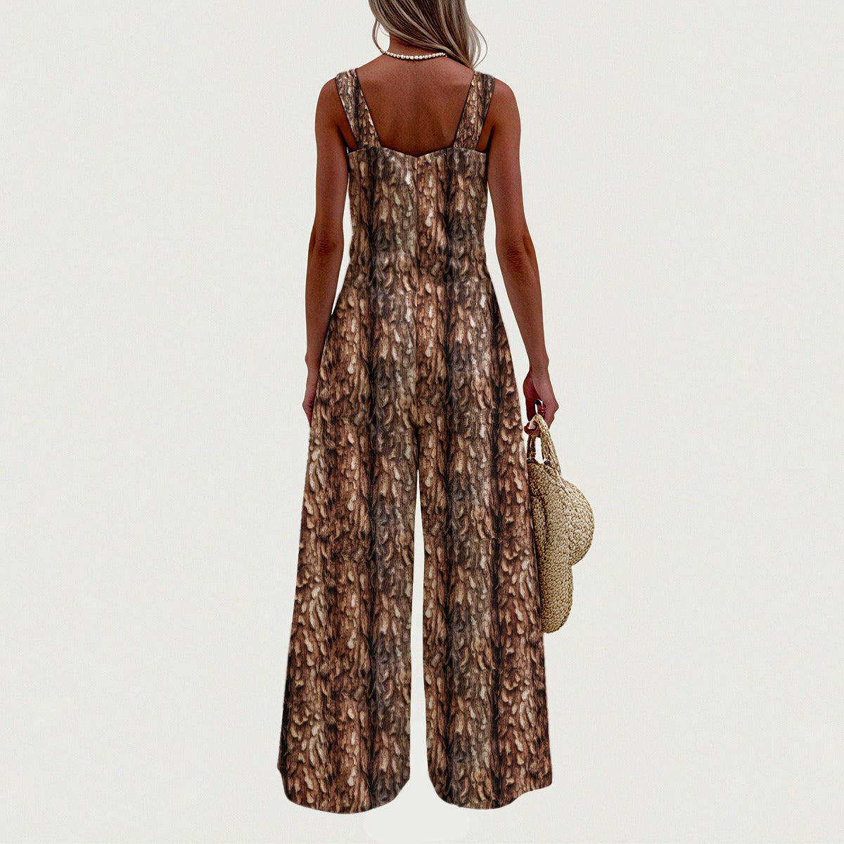 Bigfoot / Sasquatch OK Sign, Women’s Wide Leg Jumpsuit