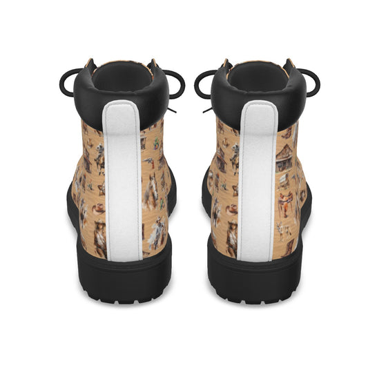 Misc AWESOME Designs Women's Martin Short Boots. Set 1 of 2