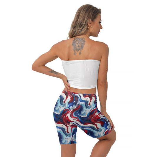 Donald Trump On Motorcycle, Women’s Thigh High Shorts