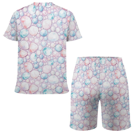 Sasquatch, Bigfoot, Blowing Kiss, Children's T-shirt Shorts Set