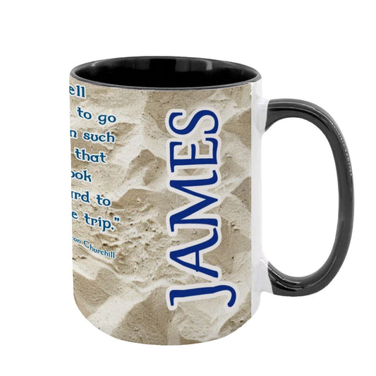 Sarcastic Sasquatch "Tact is the..", Large 15 Ounce Colorful Mugs – Made In USA