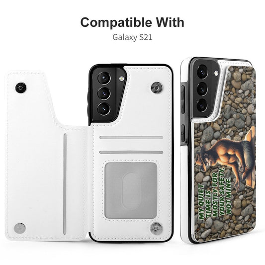 Bigfoot, Sasquatch, Samsung S21 Ultra, Phone Case / Flip Cover Wallet - My Quiet time..."