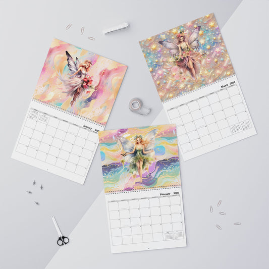 Fairy, Fantasy, 2026 14x11 inch Wall Calendar Personalize It! Home Decor, Gift for Holidays, Office Organization