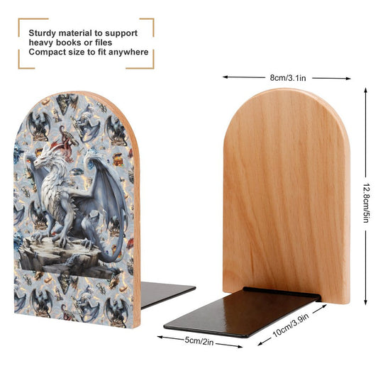 Dragon, Wood Bookends