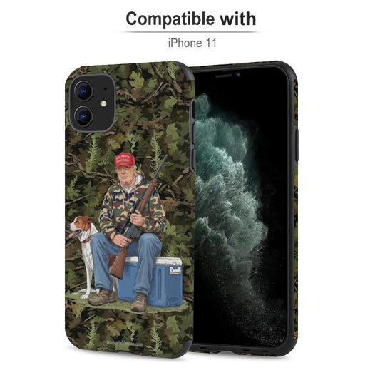 Donald Trump Hunting Dog, Microfiber iPhone 11 Cases