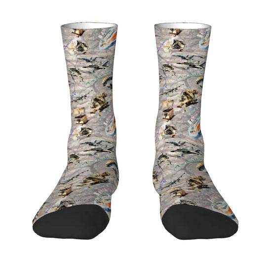 20 Misc Designs, Polyester Crew Socks