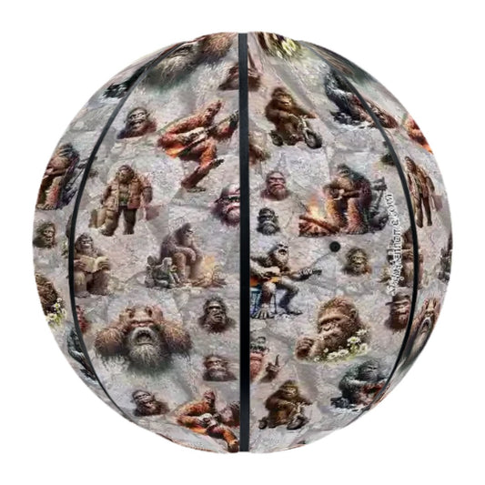 20 Bigfoot & Sasquatch Designs, Leather Specialized Basketballs -