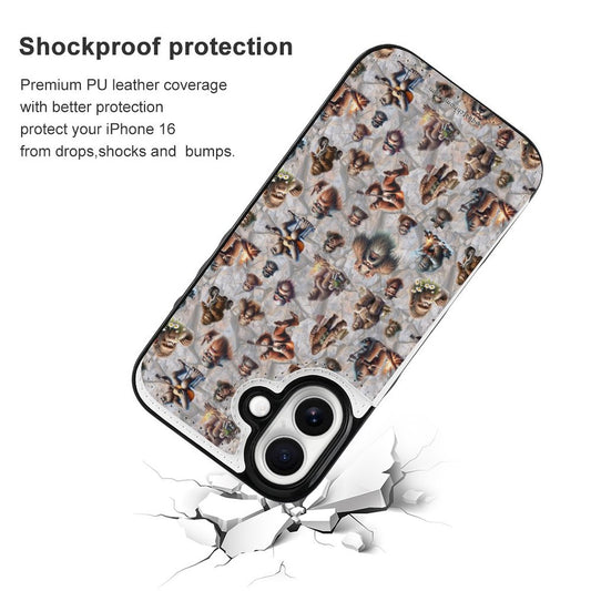 20 Bigfoot / Sasquatch Designs, iPhone 16 Faux Leather Wallet Case
