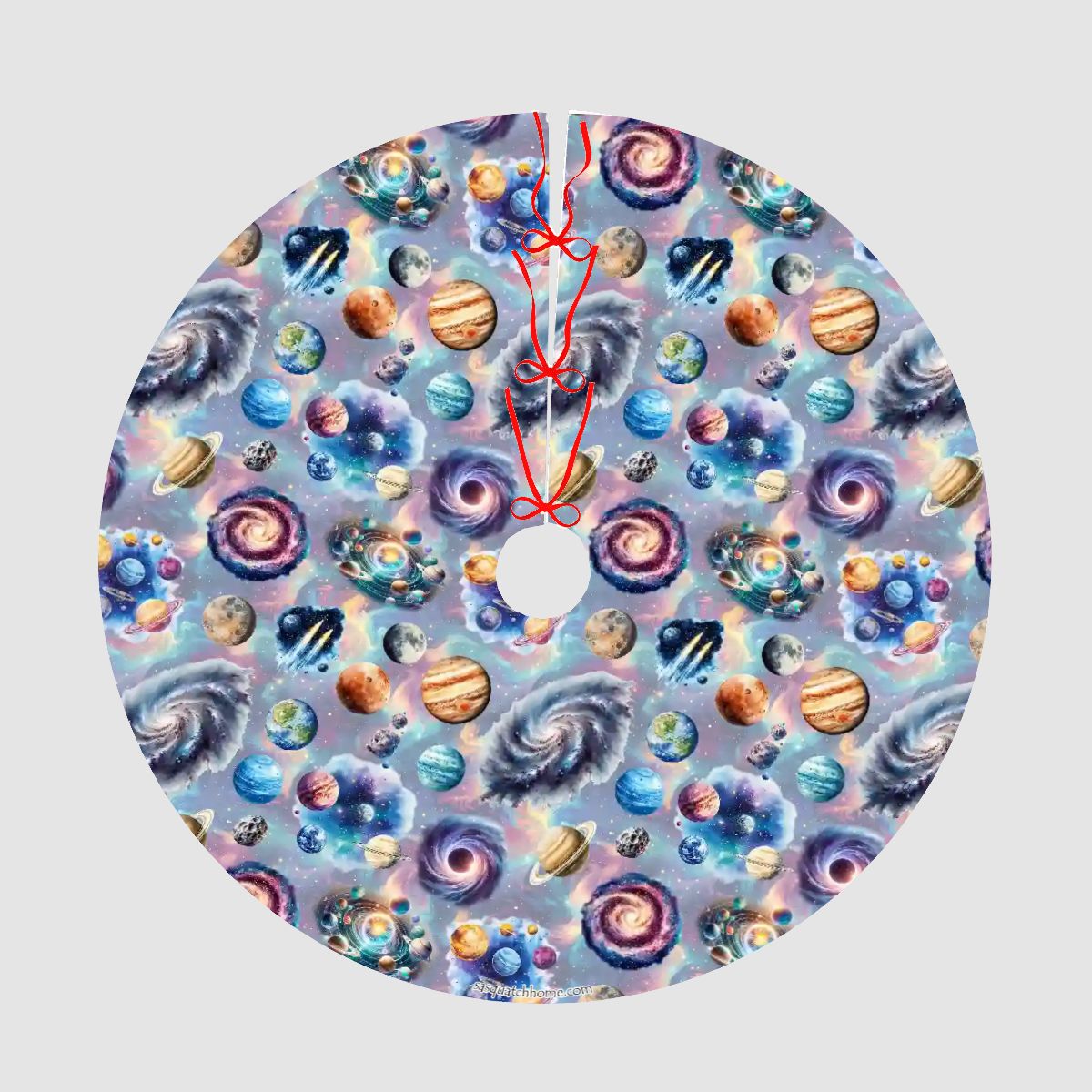 20 Awesome Designs, Plush Christmas Tree Skirt