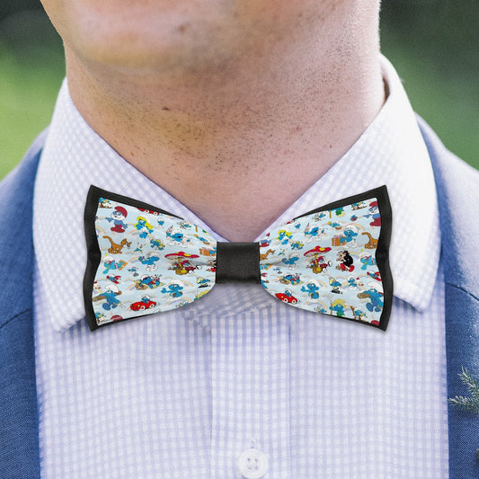 Smurf Polyester Bow Tie