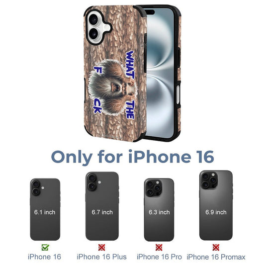 Bigfoot / Sasquatch "WTF", Microfiber iPhone Case for iPhone 16 Series